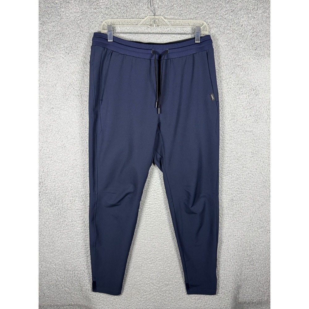 UNRL Mens Apex Pants Navy Blue Tapered Joggers Stretch Activewear Size M